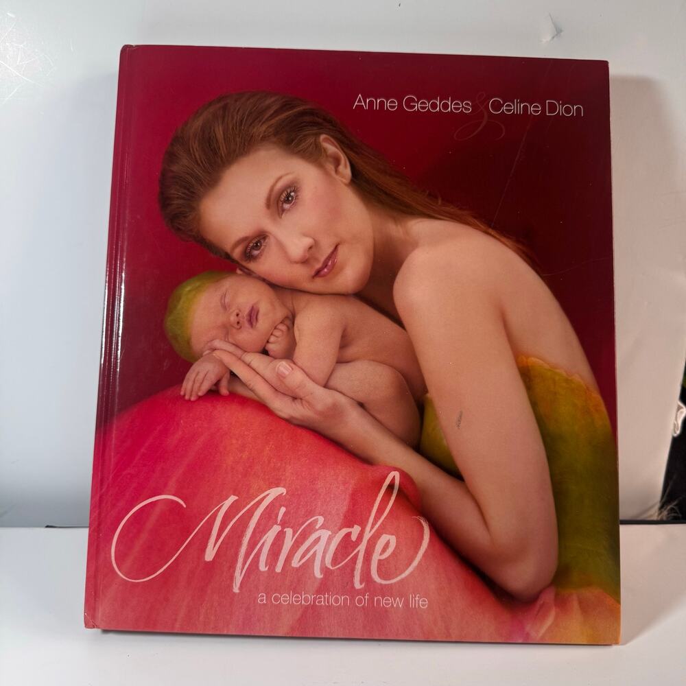 Anne Geddes & Celine Dion: Miracle Hardcover Book w/ Factory-Taped CD & DVD